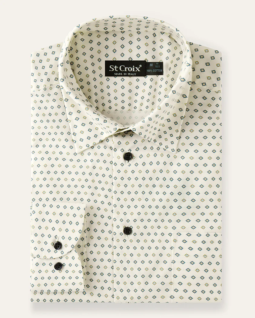 Mini Medallion Cotton Shirt