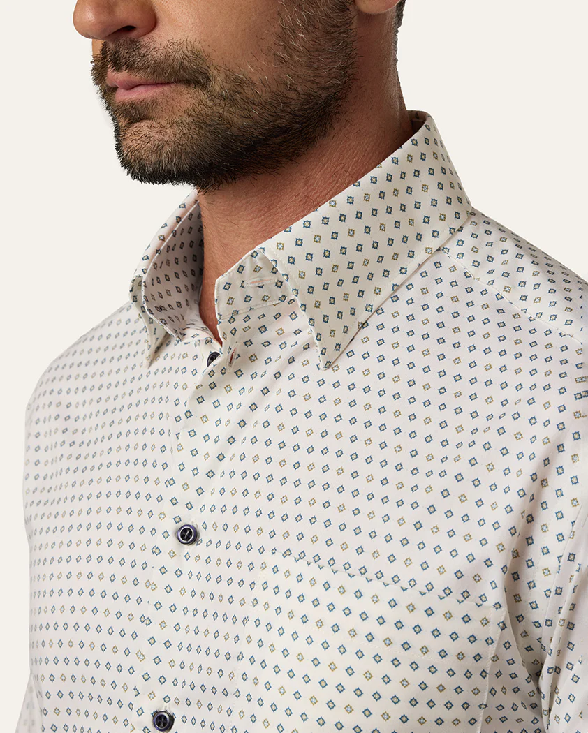 Mini Medallion Cotton Shirt - Image 2