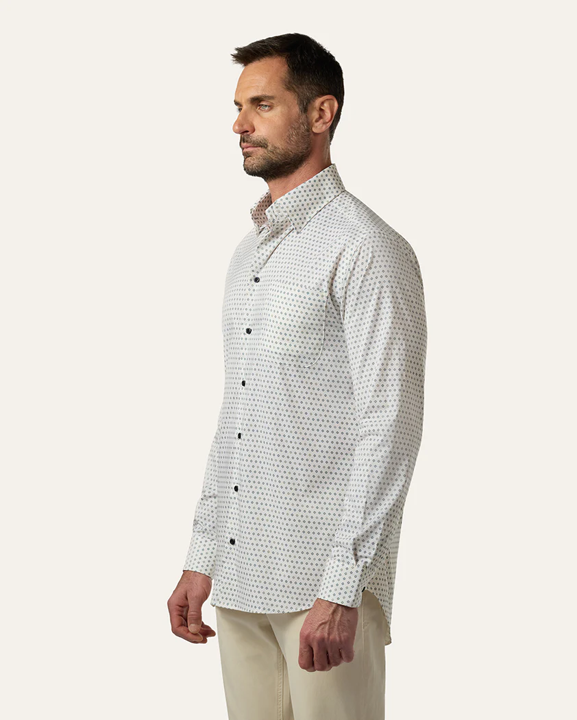 Mini Medallion Cotton Shirt - Image 4