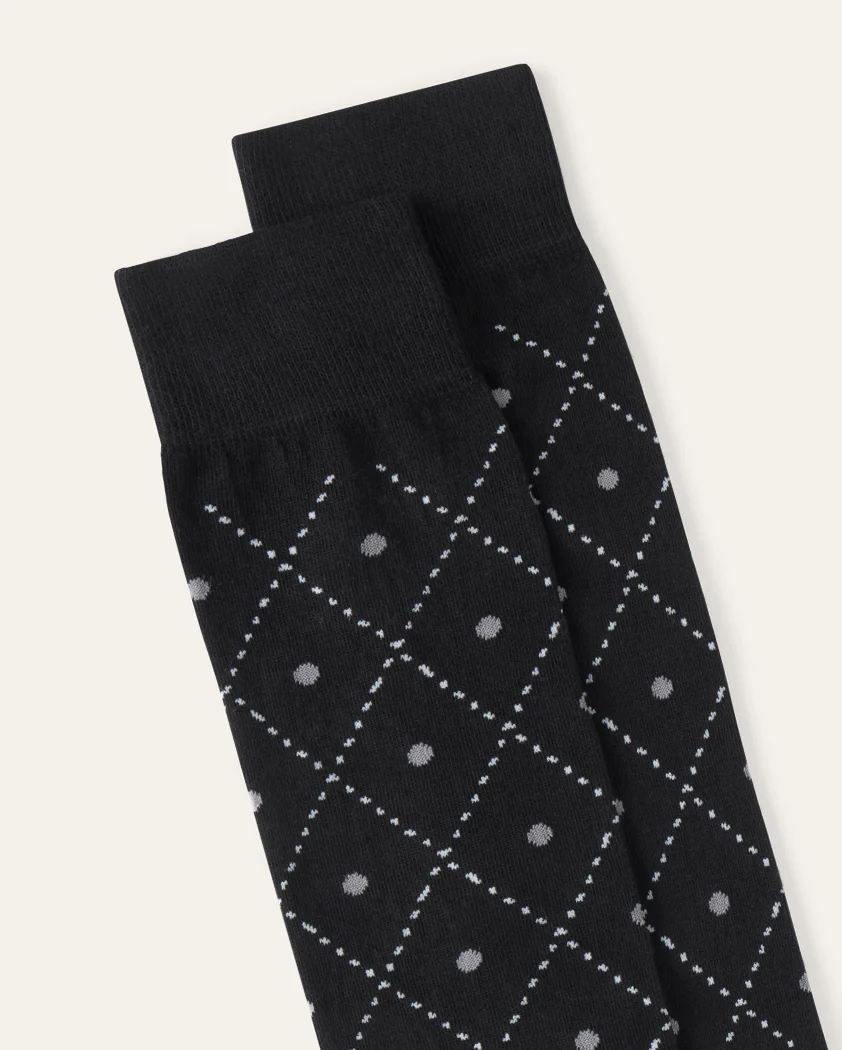 Modern Polka Dot Cotton Sock - Image 3