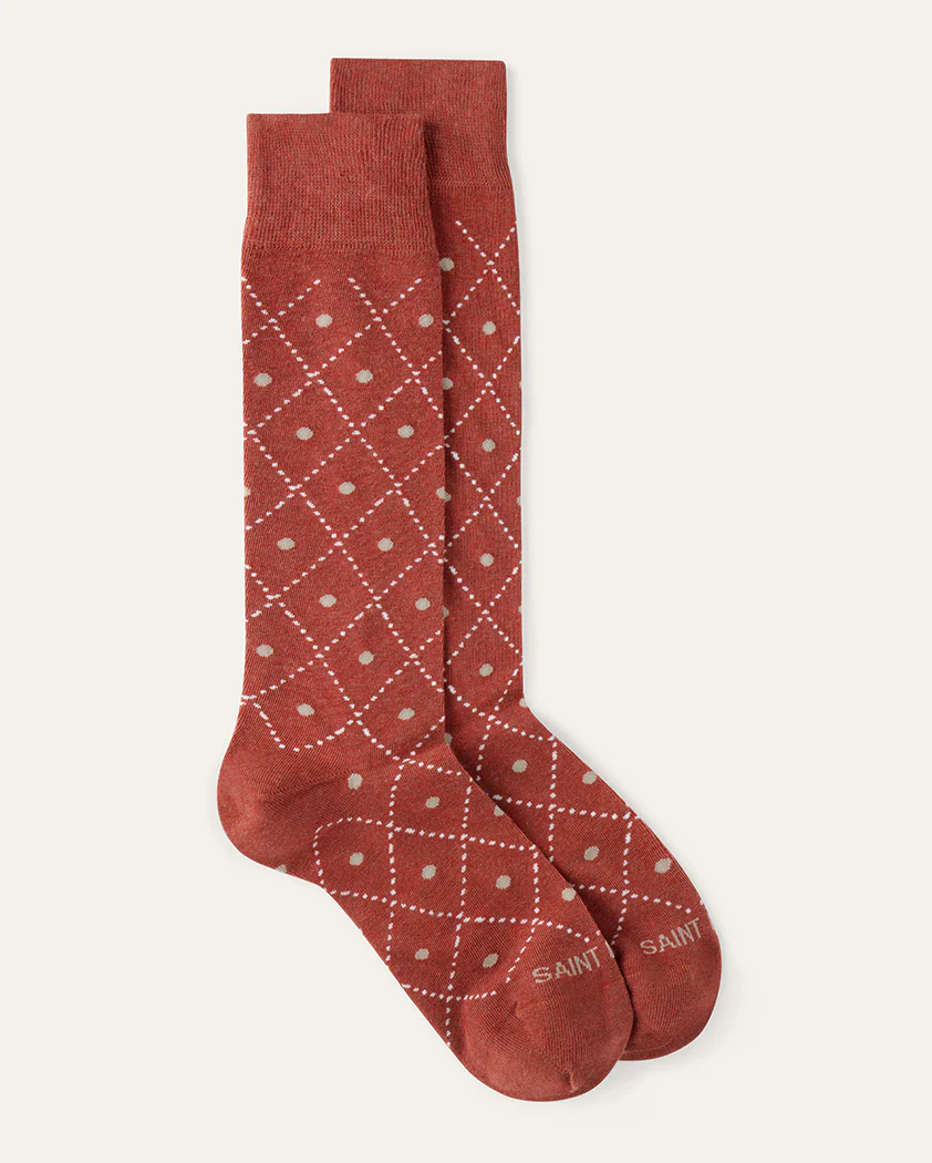 Modern Polka Dot Cotton Sock - Image 5