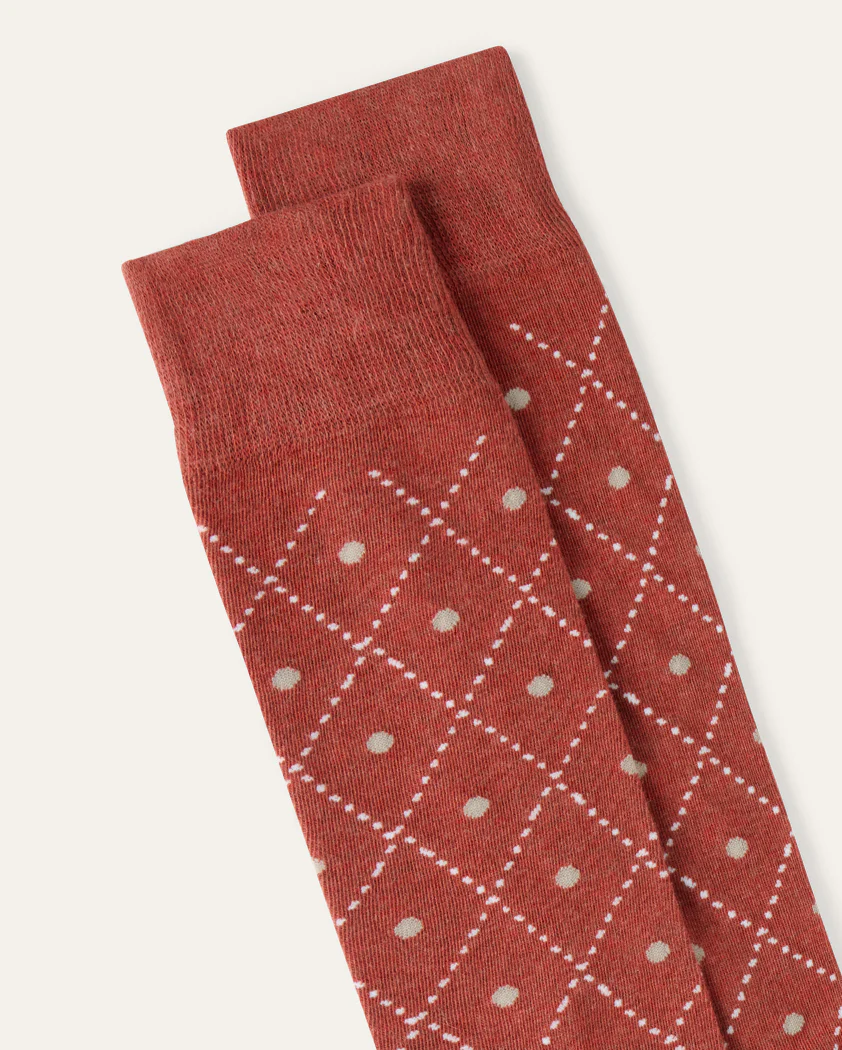 Modern Polka Dot Cotton Sock - Image 6