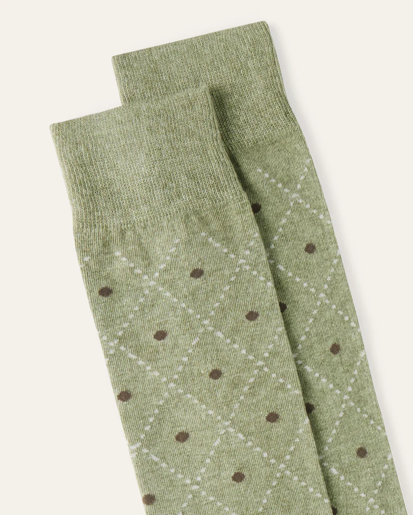 Modern Polka Dot Cotton Sock - Image 8