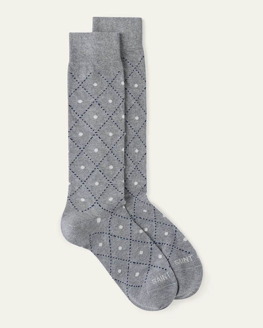 Modern Polka Dot Cotton Sock - Image 9