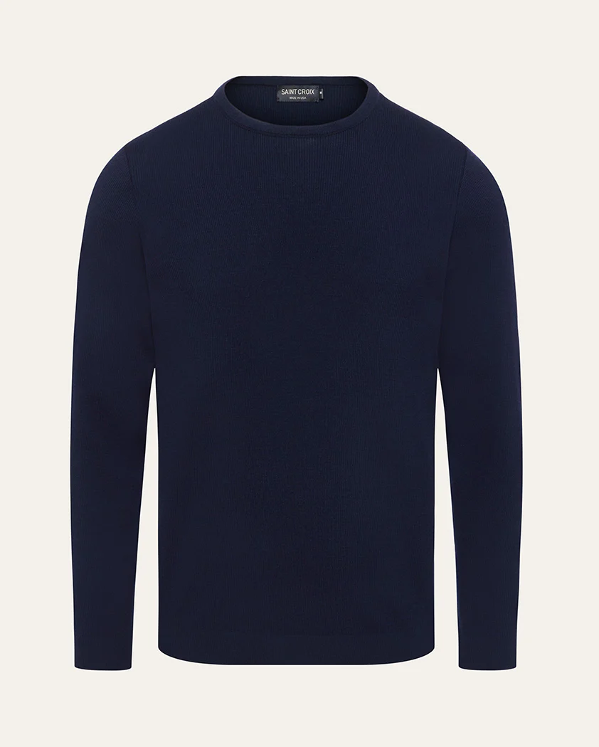 Rib Knit Wool Sweater