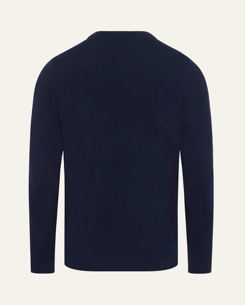 Rib Knit Wool Sweater - Image 2