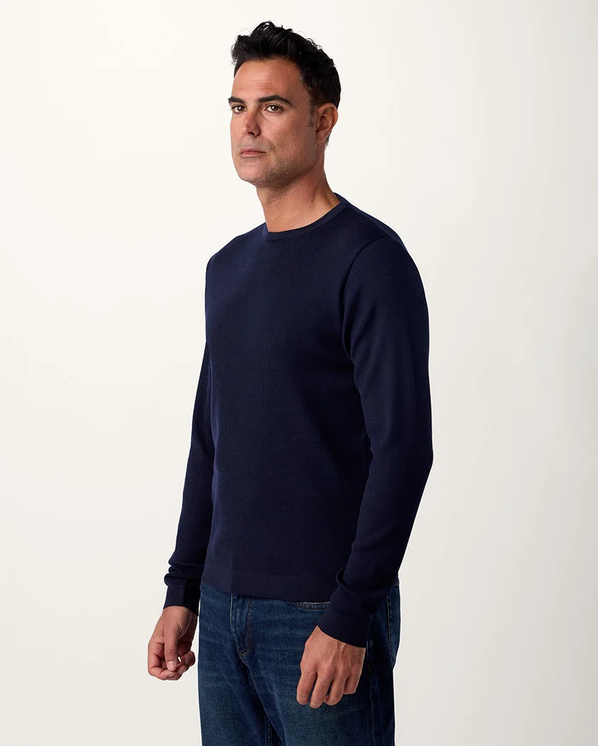 Rib Knit Wool Sweater - Image 4
