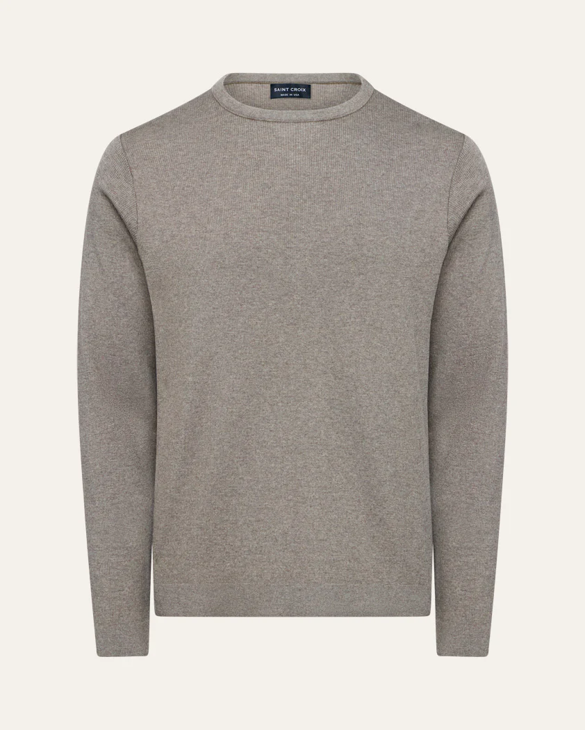 Rib Knit Wool Sweater - Image 8