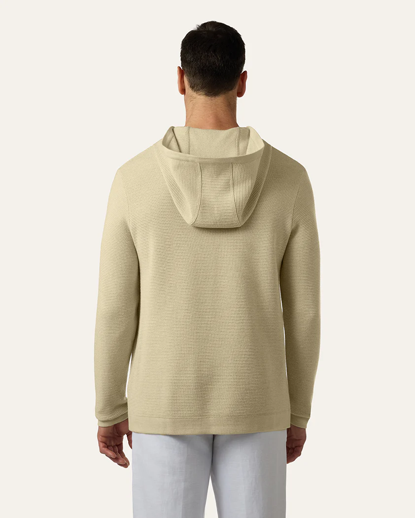 Textured Slip-Knit Wool Hoodie - Image 7