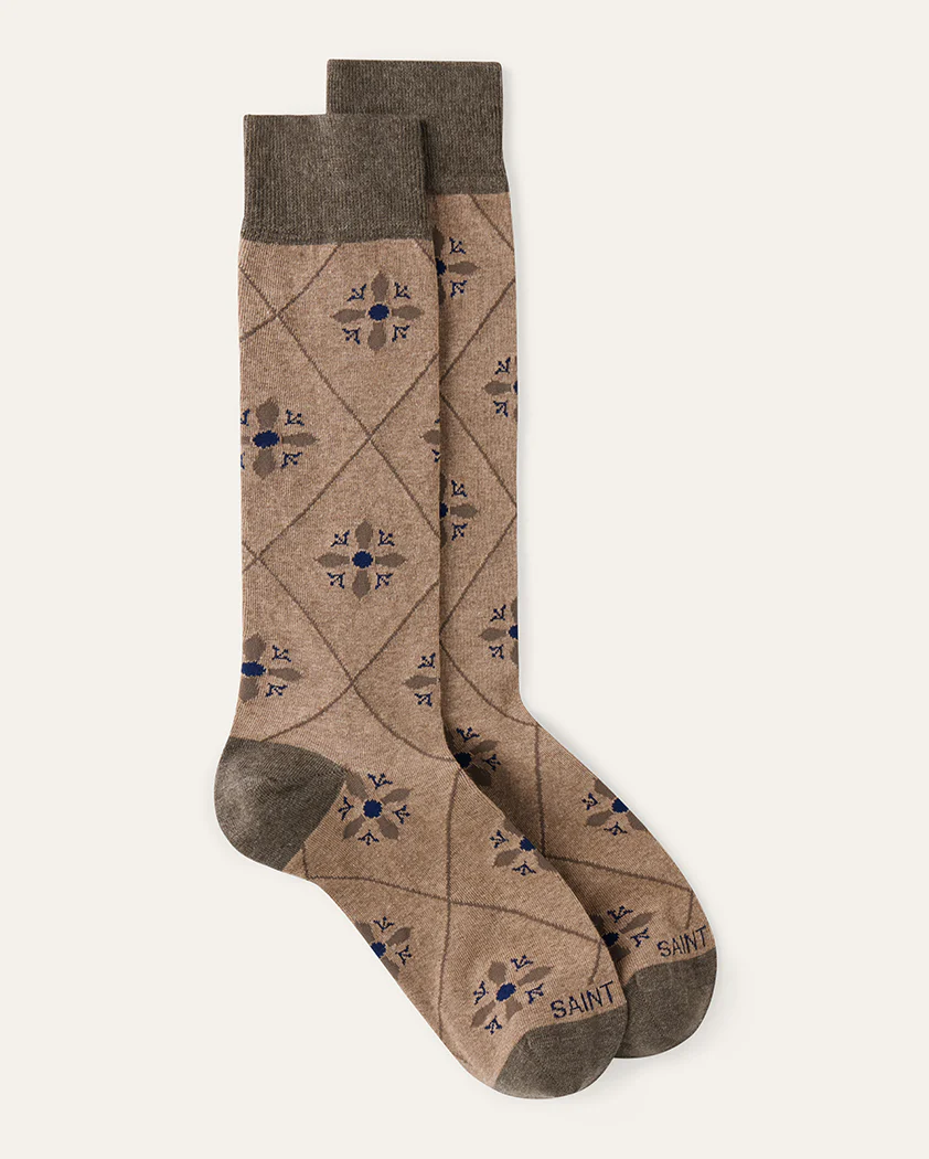 Tile Cotton Sock