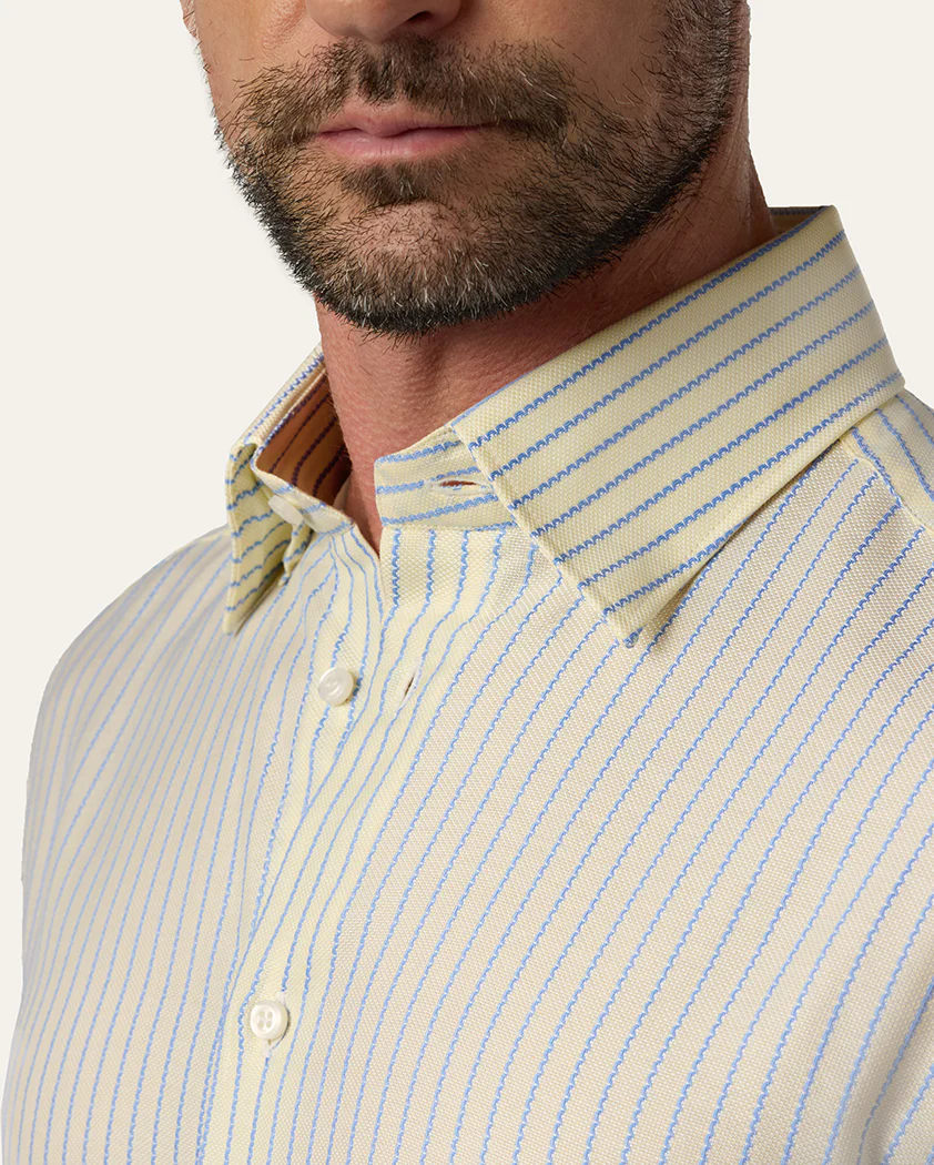 Wavy Stripe Cotton Shirt - Image 5